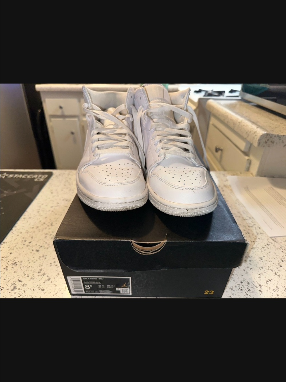 Nike White High-Top Sneakers